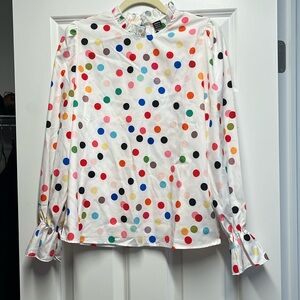 Brand New SHEIN Size Small Polkadot Blouse